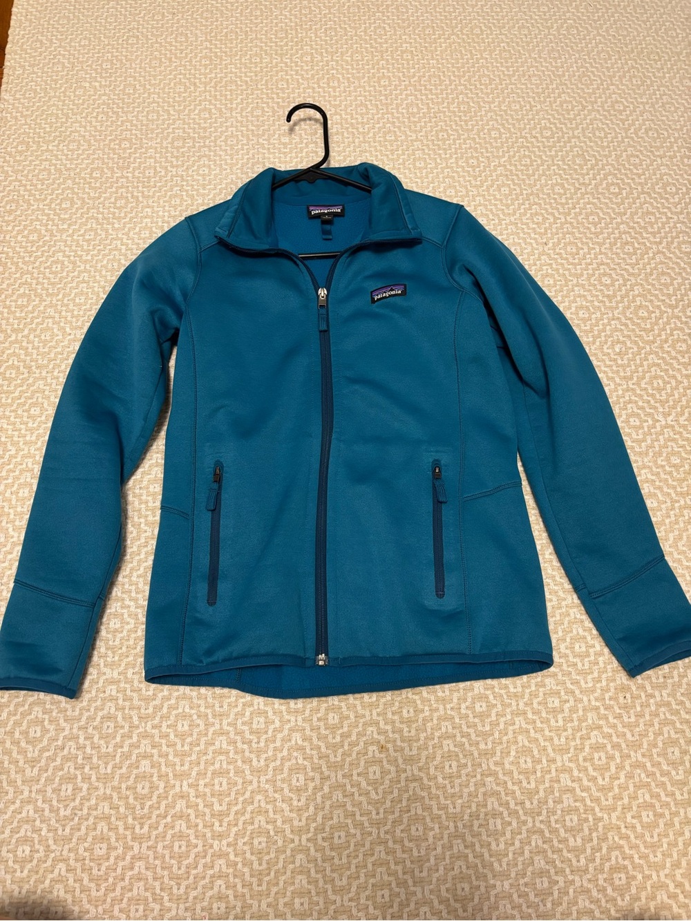 Patagonia Teal full zip Fleece Jacket size S